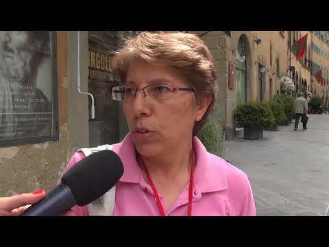 Arezzo, imbrattato il monumento in piazza San Francesco