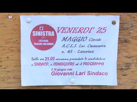 Laterina Pergine. E' morto il candidato a sindaco Giovanni Lari, elezioni rinviate