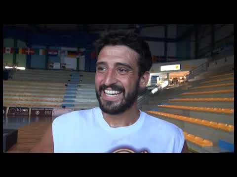 Basket, è sbarcato ad Arezzo Santiago Rodriguez: primo allenamento al PalaEstra