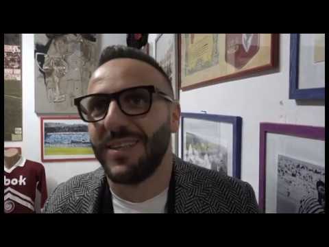 Cutolo premiato per le 100 presenze con l'Arezzo: 