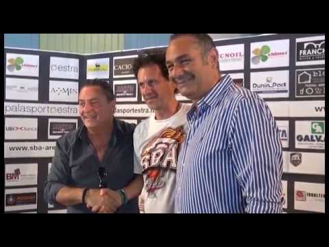 Basket, presentato il nuovo coach della Sba Massimiliano Milli. Amen ancora main sponsor