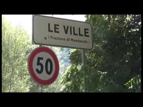 Protesta dei residenti di Le Ville di Monterchi lungo la statale 73: 