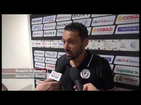 Arezzo-Lecco 3-1, sala stampa con Di Donato e Gaburro