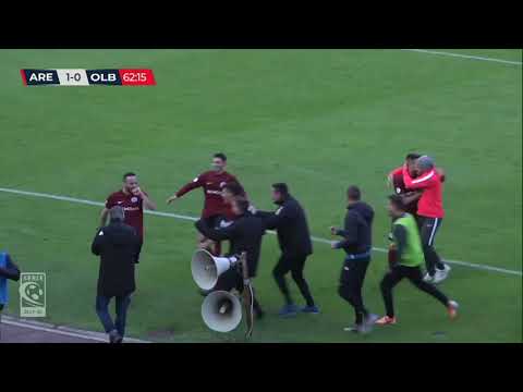 Calcio, Gori e Cutolo affondano l'Olbia: vittoria convincente per l'Arezzo